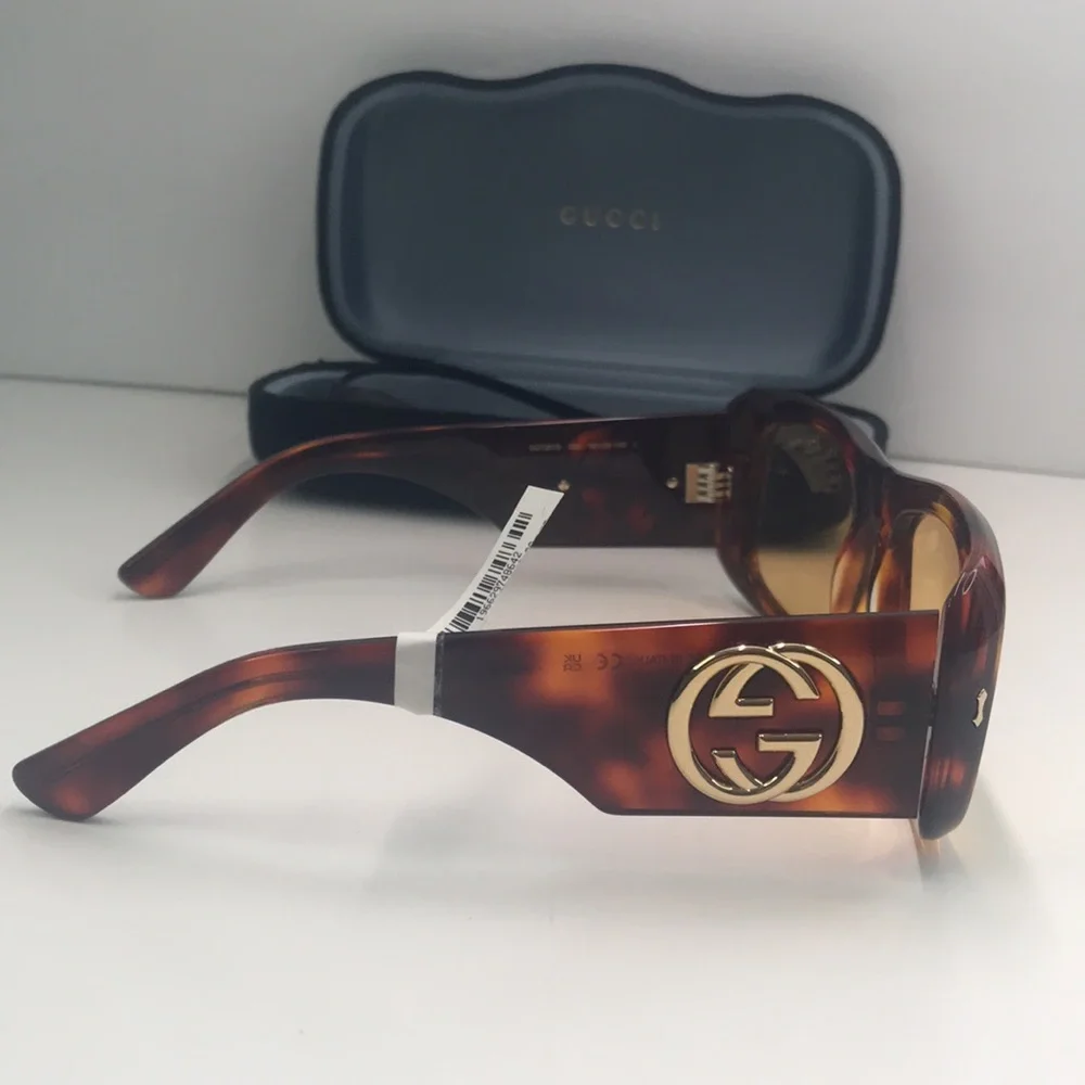 💯- New Authentic Gucci™ GG1251S 002 56 - Havana Sunglasses
